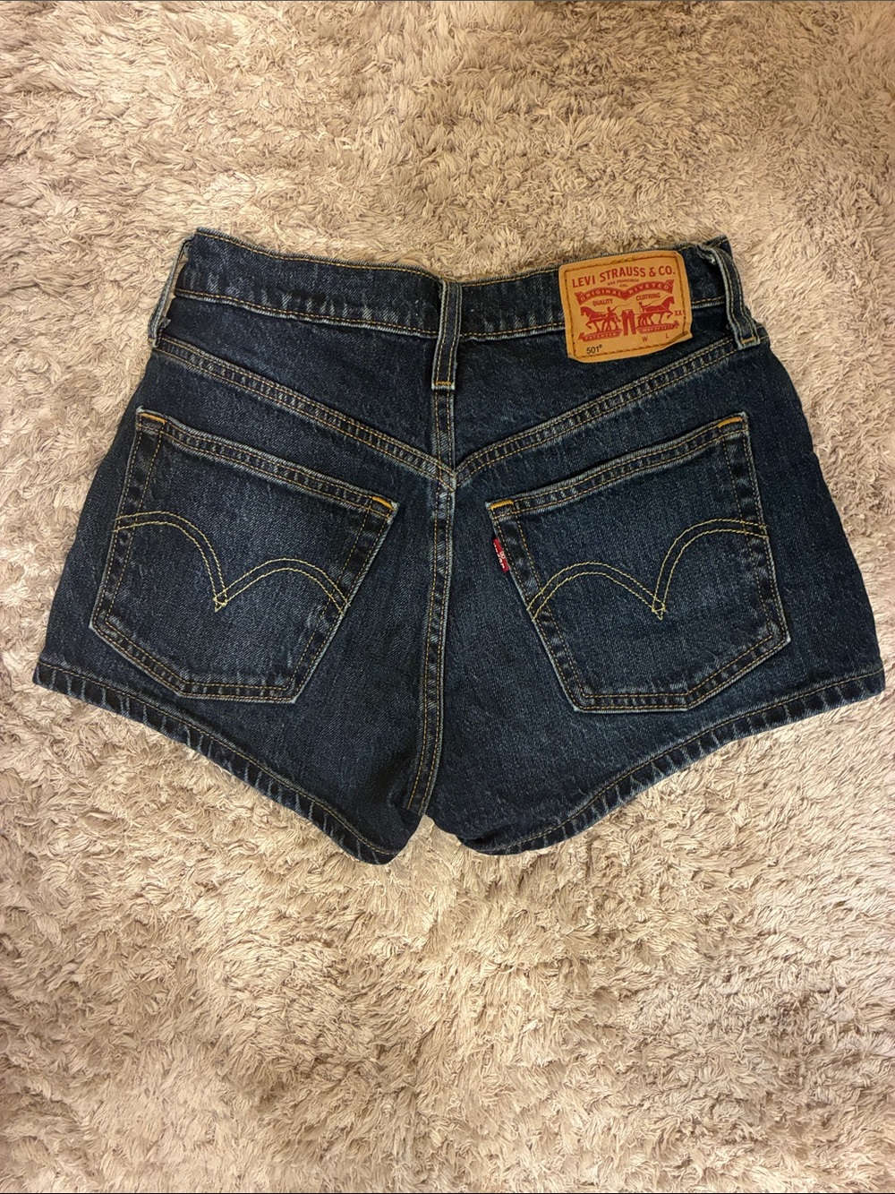 Levi’s 501 Dark Denim Shorts